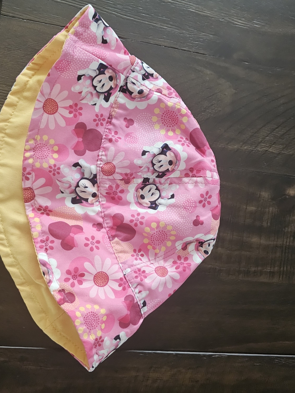 Disney Pink Minnie Mouse Floral Sun Hat for Kids